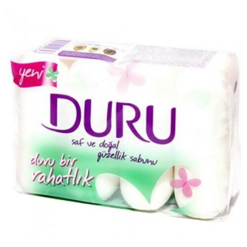 DURU Мыло кусковое Pure & natural Комфорт, 4 шт., 85 г