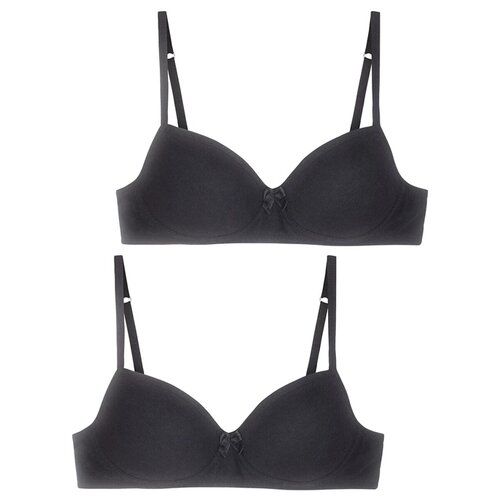 фото Бюстгальтер baykar 2 шт., размер 98/104, черный