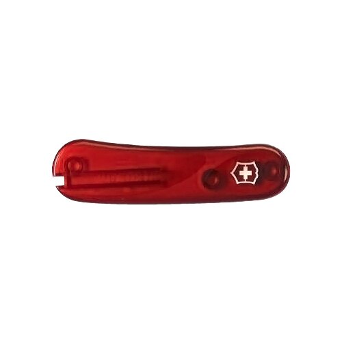 Передняя накладка для ножей VICTORINOX 85 мм, пластиковая, полупрозрачная красная