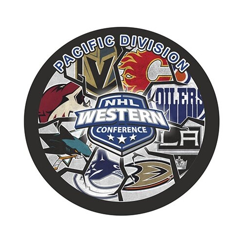 Шайба Rubena хоккейная Pacific division Western Conference NHL