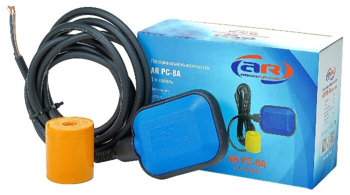 Поплавковый выключатель AR PC-8A (3 м кабель)