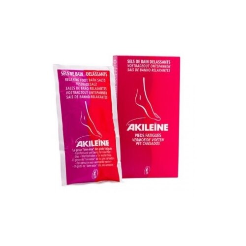 Akileine Соль для ножных ванн освежающая, 300 мл, 300 г
