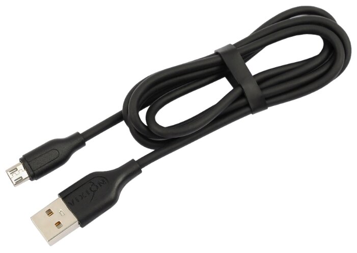 Кабель VIXION USB - microUSB (GS-00005364) 1 м черный фото 2