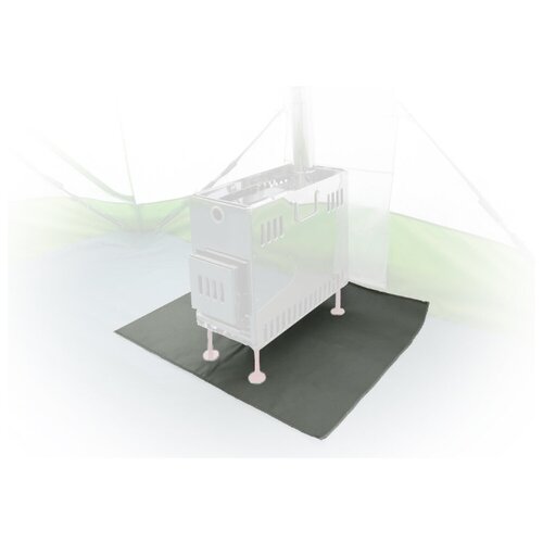 фото Коврик огнеупорный под печь (100х70 см) лотос