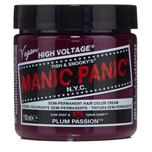 фото Крем Manic Panic High Voltage Plum Passion фиолетовый оттенок, 118 мл