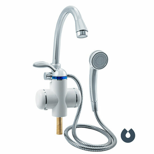 Смеситель-водонагреватель проточного типа BEF-001-03 с душевой лейкой UNIPUMP 3 кВт корпус пласт 379400₽