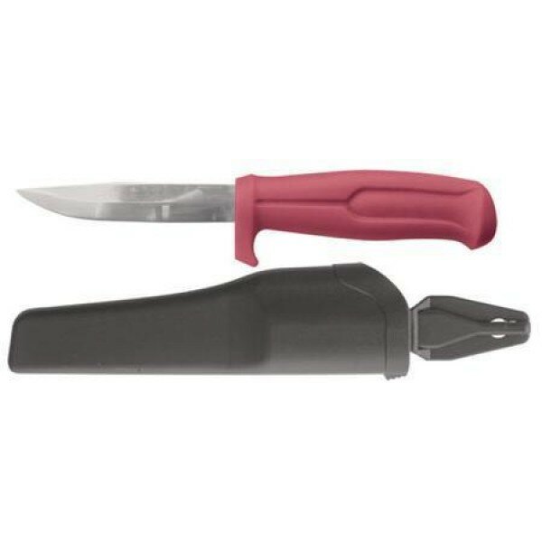 Нож строительный, нержавеющая сталь, пластиковая ручка, длина лезвия 100 мм (10608) - фотография № 9