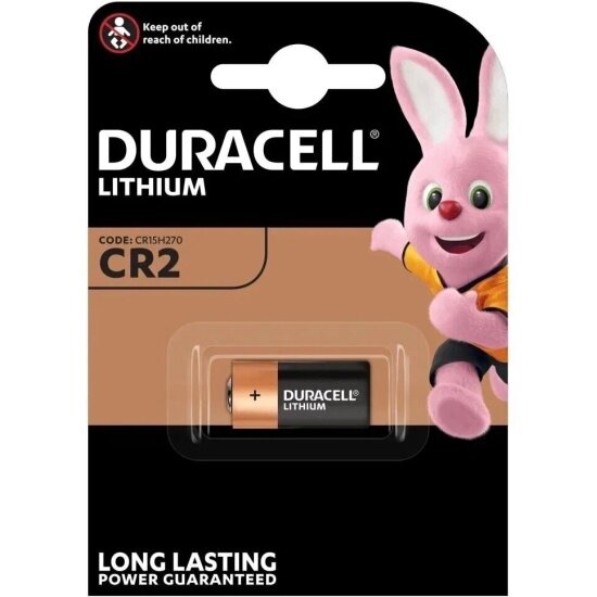 Элемент питания Duracell Lithium CR2