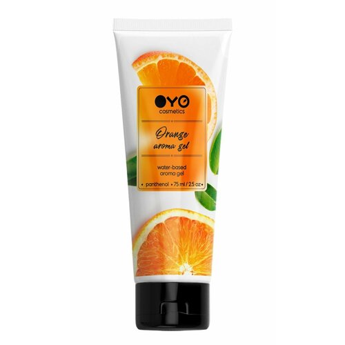 Лубрикант на водной основе OYO Aroma Gel Orange с ароматом апельсина - 75 мл. FFF лубрикант на водной основе oyo aroma gel raspberry с ароматом малины 75 мл