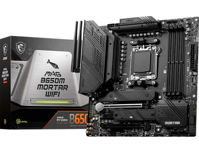 Материнская плата MSI MAG B650M MORTAR WIFI (AM5, mATX)