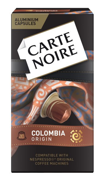 Кофе в капсулах Carte Noire Colombia Origin, 5,2 г × 10 шт.
