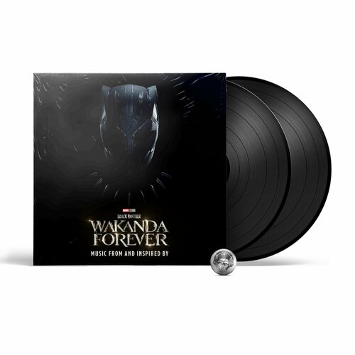 OST - Black Panther: Wakanda Forever (Music From And Inspired By) (Various Artists) (coloured) (2LP) 2023 Black Ice, Gatefold, Limited Виниловая пластинка