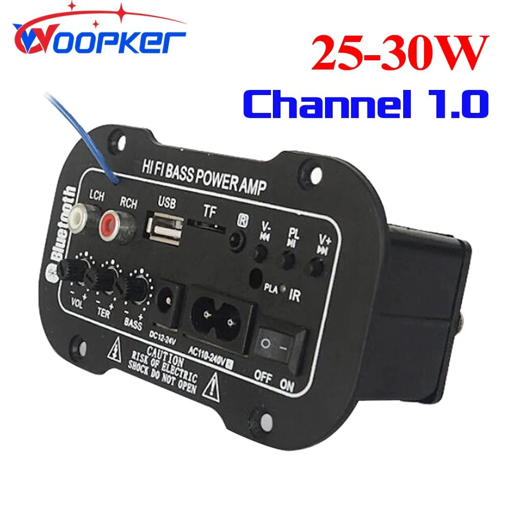 Усилитель звука Woopker Bluetooth 25-30 Вт, EU Plug