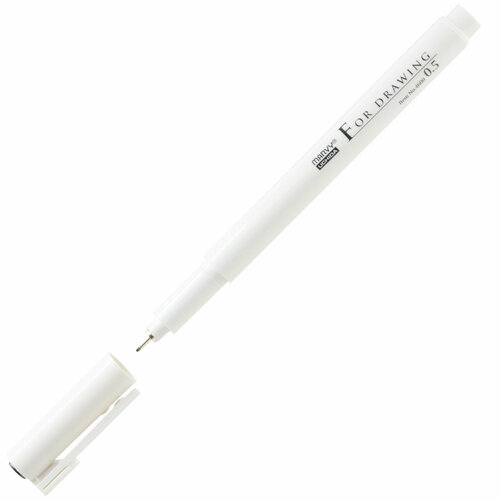 Линер (капиллярная ручка) Marvy Uchida для черчения и рисования 0,5 мм цвет черный