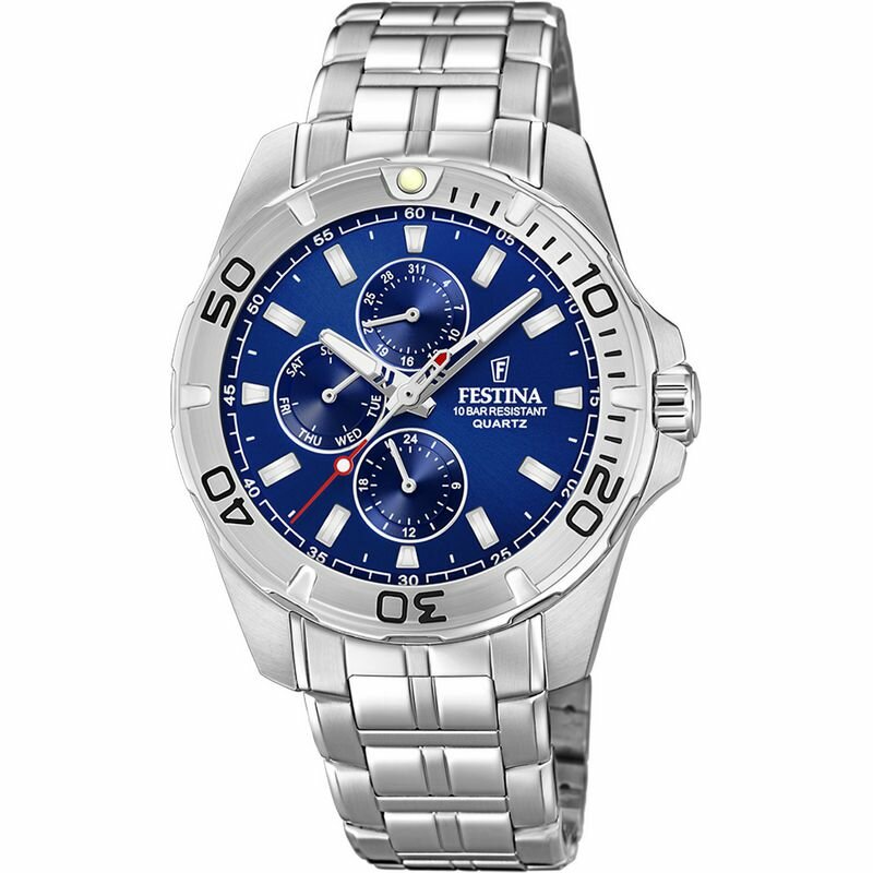 Наручные часы FESTINA Multifunction, серебристый