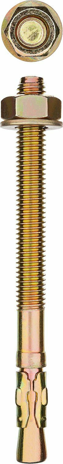 Клиновой анкер ЗУБР М12x150мм, 10шт 302032-12-150
