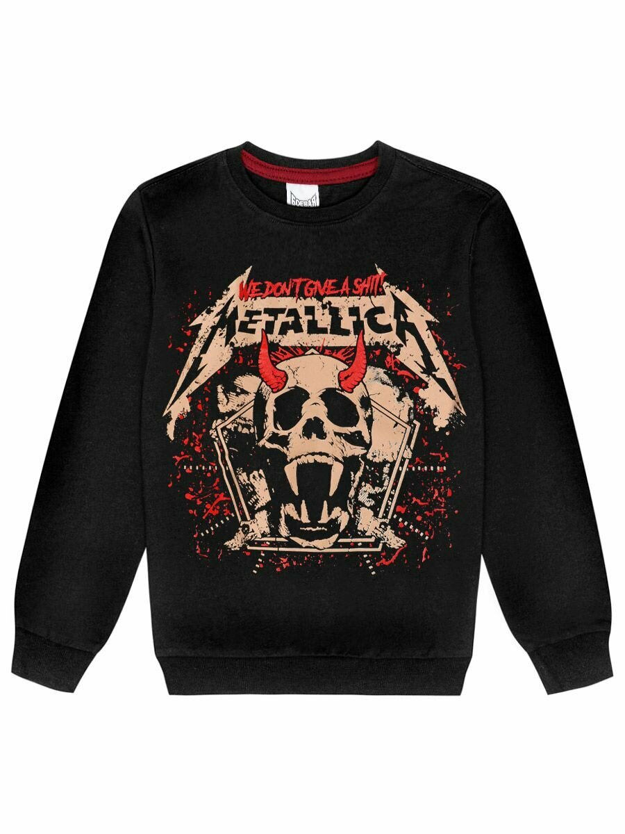 Свитшот RockMerch, размер 42, , черный