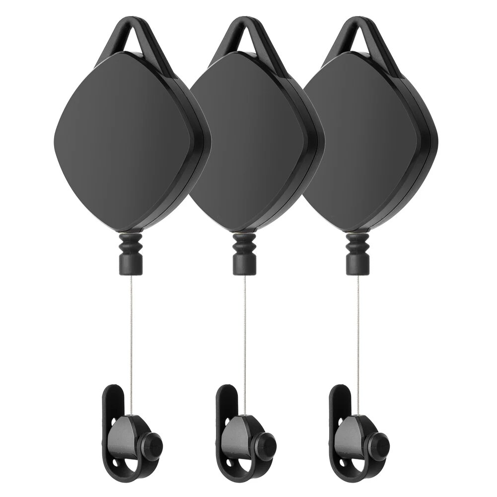 BEHORSE Система управления кабелем VR для Oculus Quest 2/Quest 3/HTC Vive/Oculus Rift/PICO 4/PS VR2, 3pcs Black