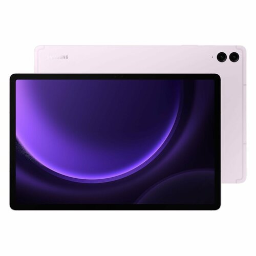 Планшет Samsung Galaxy Tab S9 FE+ 5G 8/128 ГБ CN (Китай), model SM-X616B, Lavender (сиреневый) фиолетовый, серый, серебристый, темный