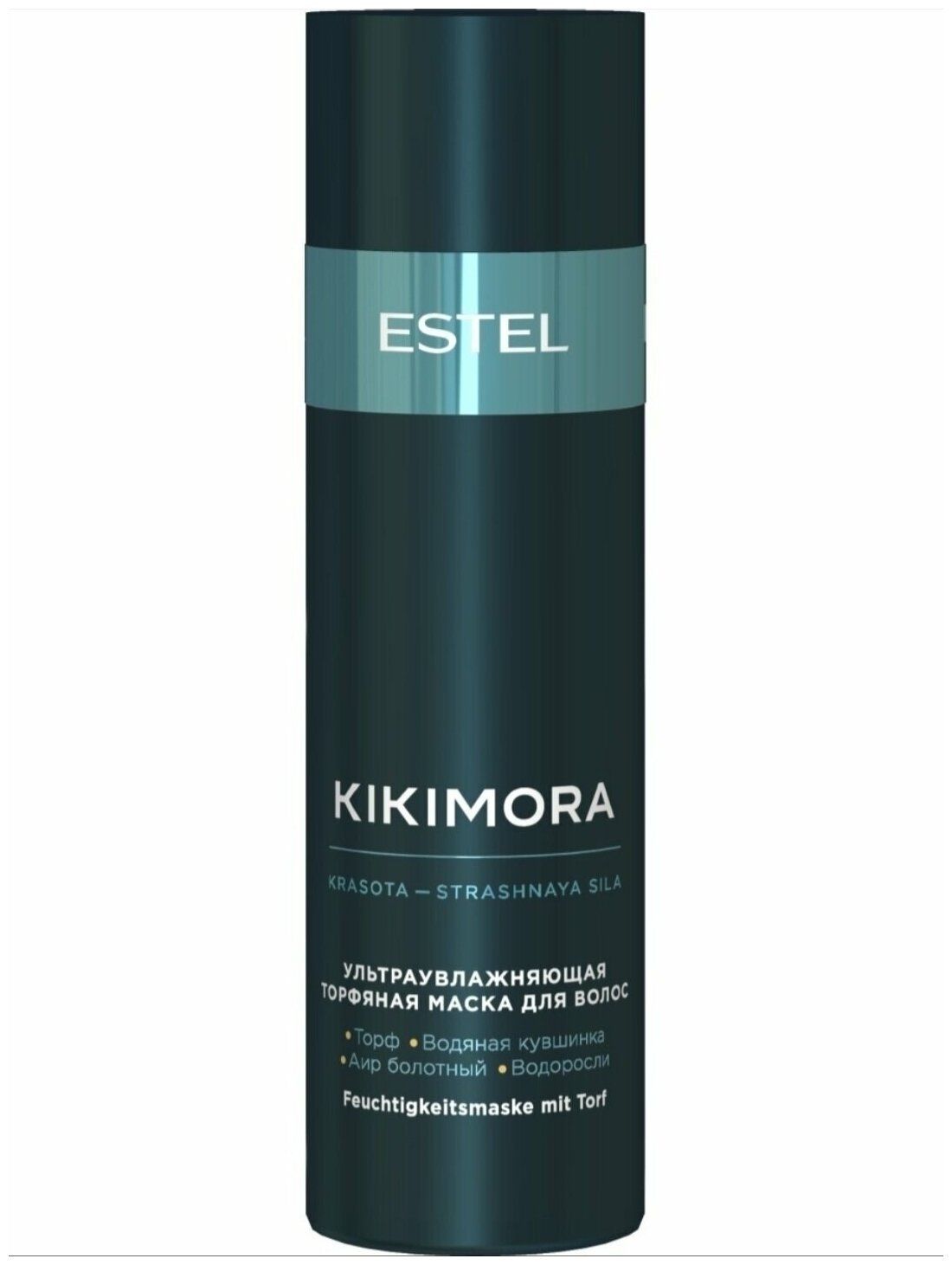 Маска для волос ESTEL Kikimora, увлажняющая, торфяная, для всех типов, 200мл