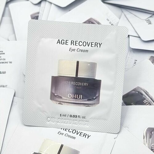 Набор из 10 штук O HUI Age Recovery Eye Cream 1ml Антивозрастной крем для век с коллагеном 559₽