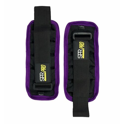 Утяжелители универсальные SPR PRO 2 шт по 025кг Черные - SPR 1308₽