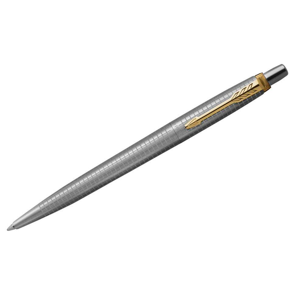 Ручка шариковая Parker "Jotter 70th Stainless Steel GT" синяя, 1,0мм, кнопочн, подарочная упаковка, 375190