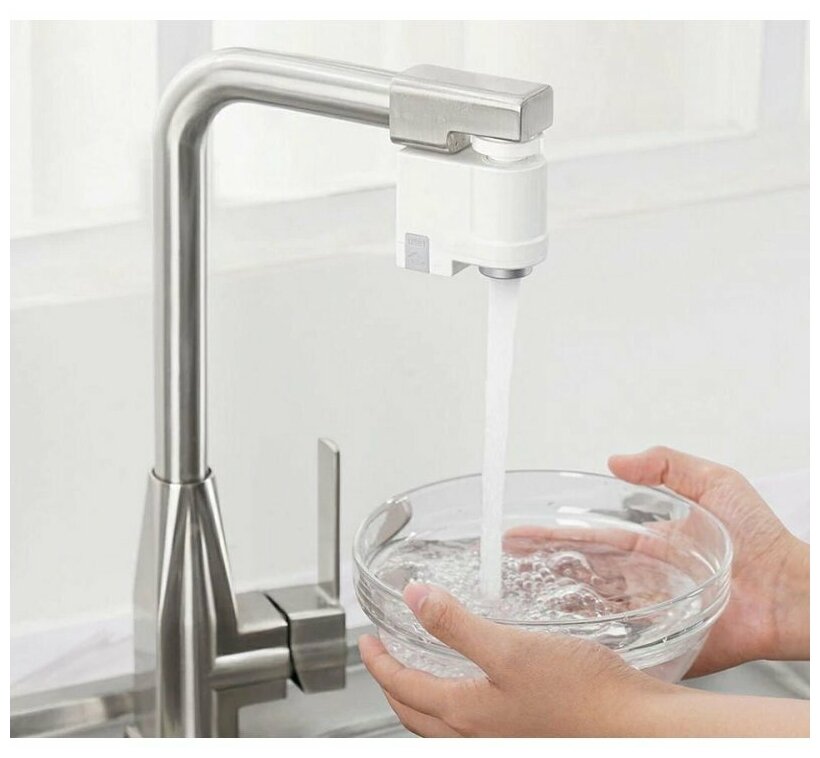 Изображение Водосберегающая насадка для крана Xiaomi Xiaoda Induction Water Saver HD-ZNJSQ-01