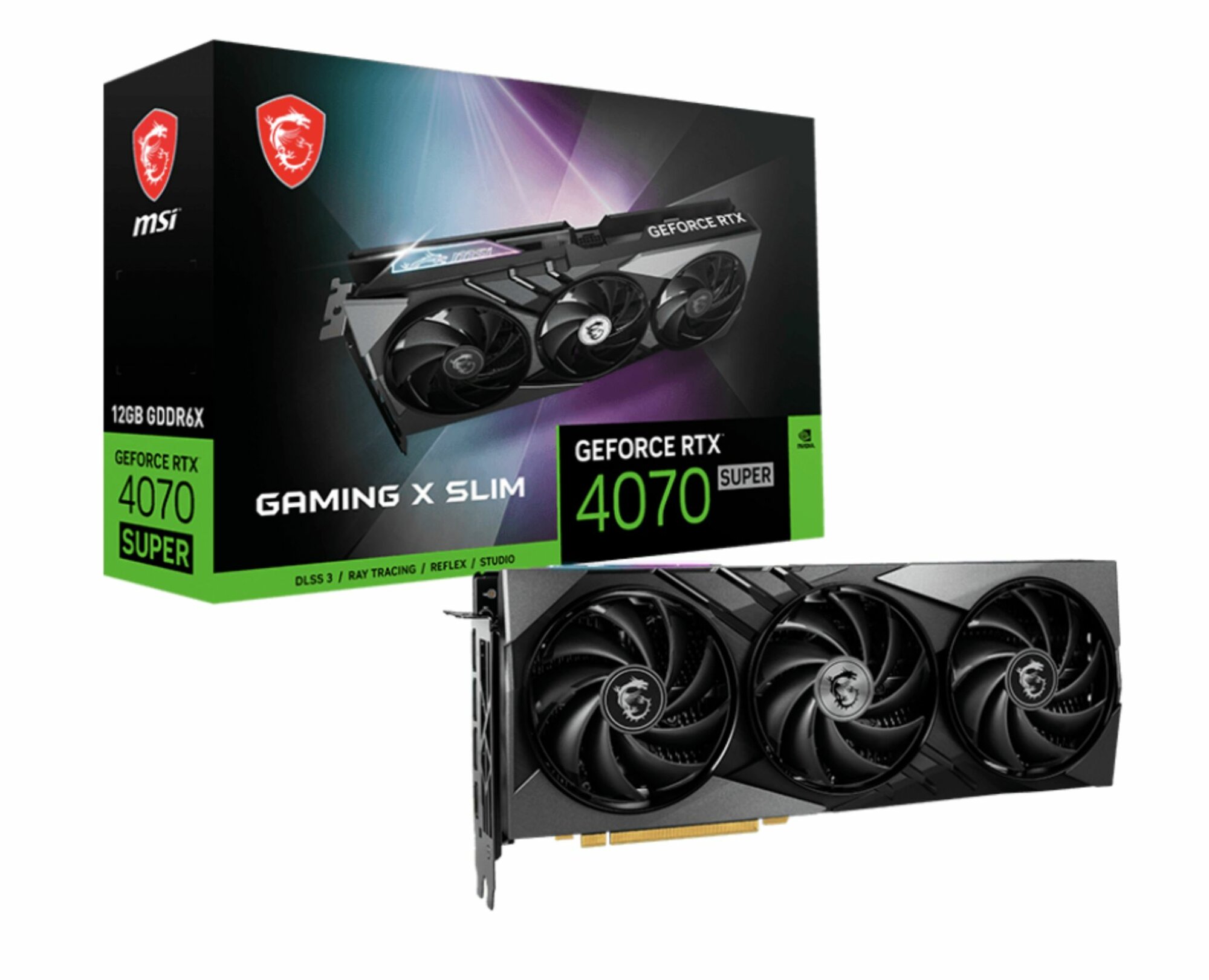 MSI NVIDIA GeForce RTX 4070 Super 12G GAMING X SLIM