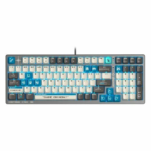 Клавиатура A4TECH Bloody S98 Pixels Blue USB без русского алфавита серый бежевый 6856₽