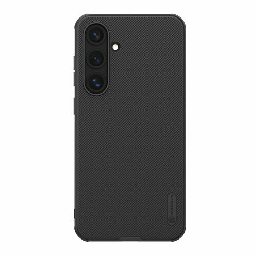 фото Накладка nillkin frosted shield pro пластиковая для samsung galaxy s24 fe black (чёрная)