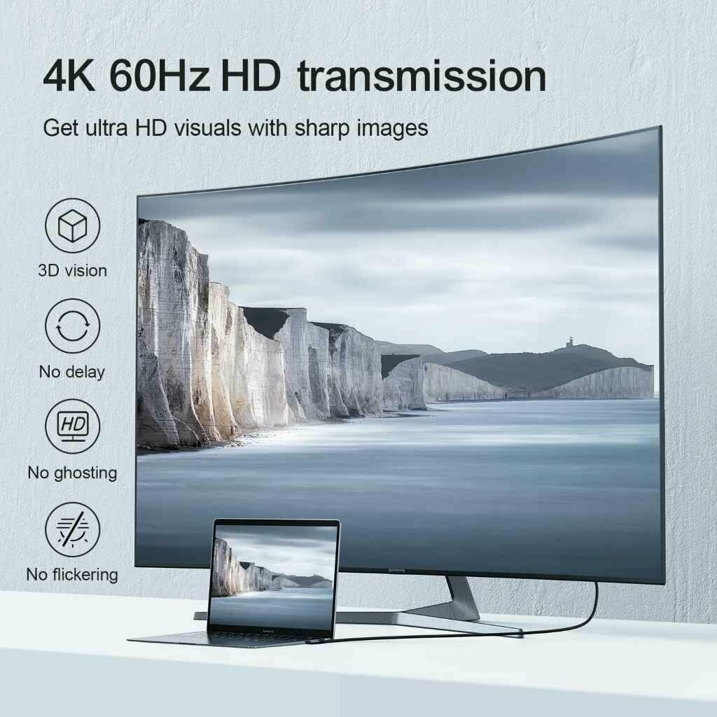 Кабель Type-C - HDMI, JOYROOM, 4K кабель — фото 1
