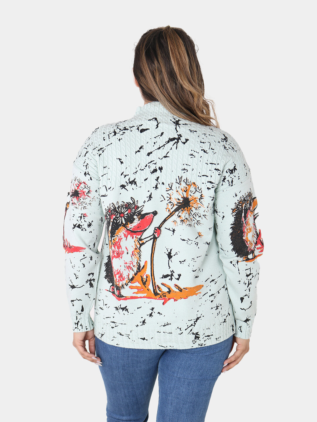 Свитер размер One Size, , мятный — фото 1