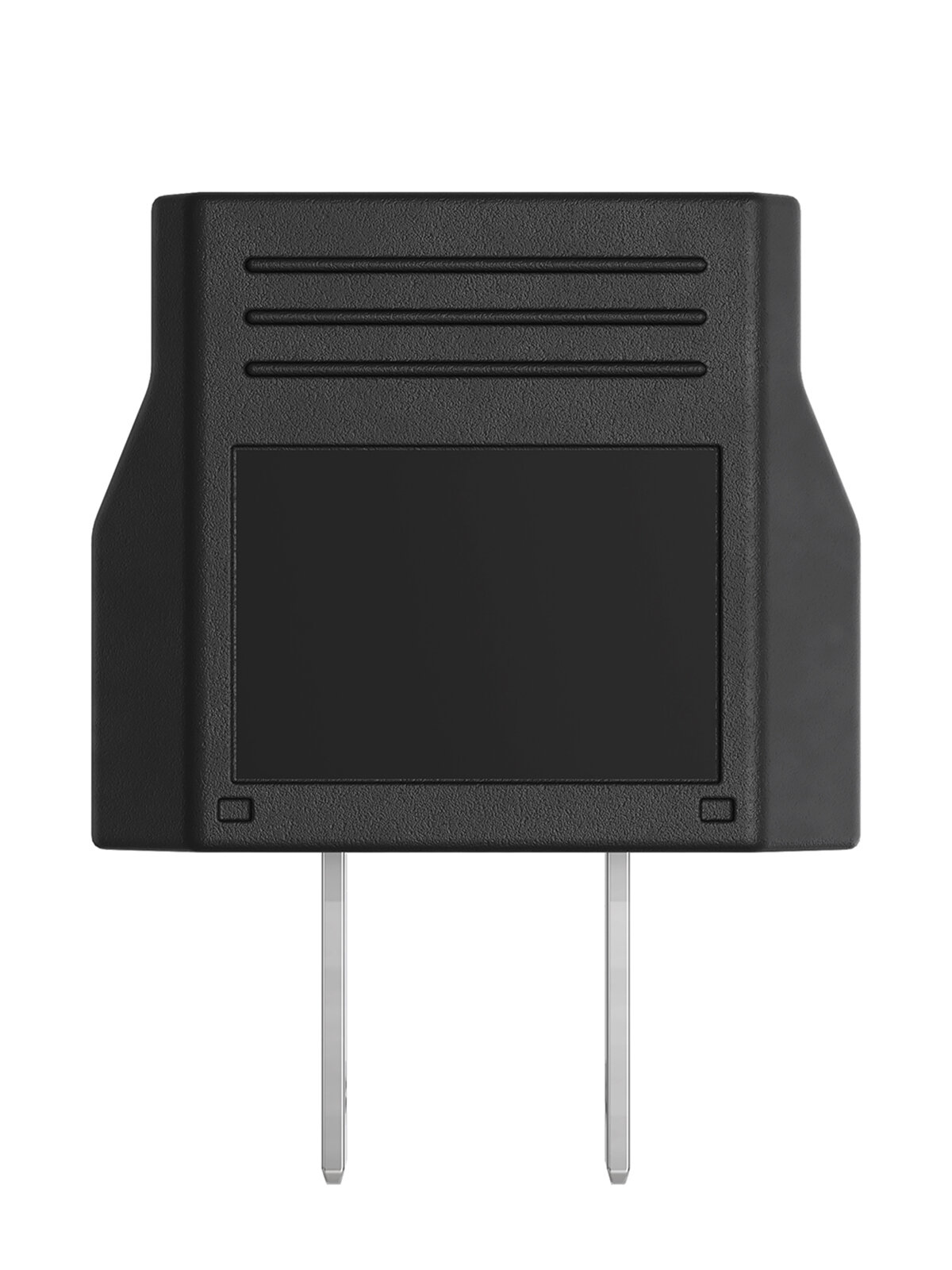 Адаптер сетевой для евровилки GSMIN Travel Adapter A8CN переходник на американскую, китайскую вилку US/CN (Черный) — фото 1