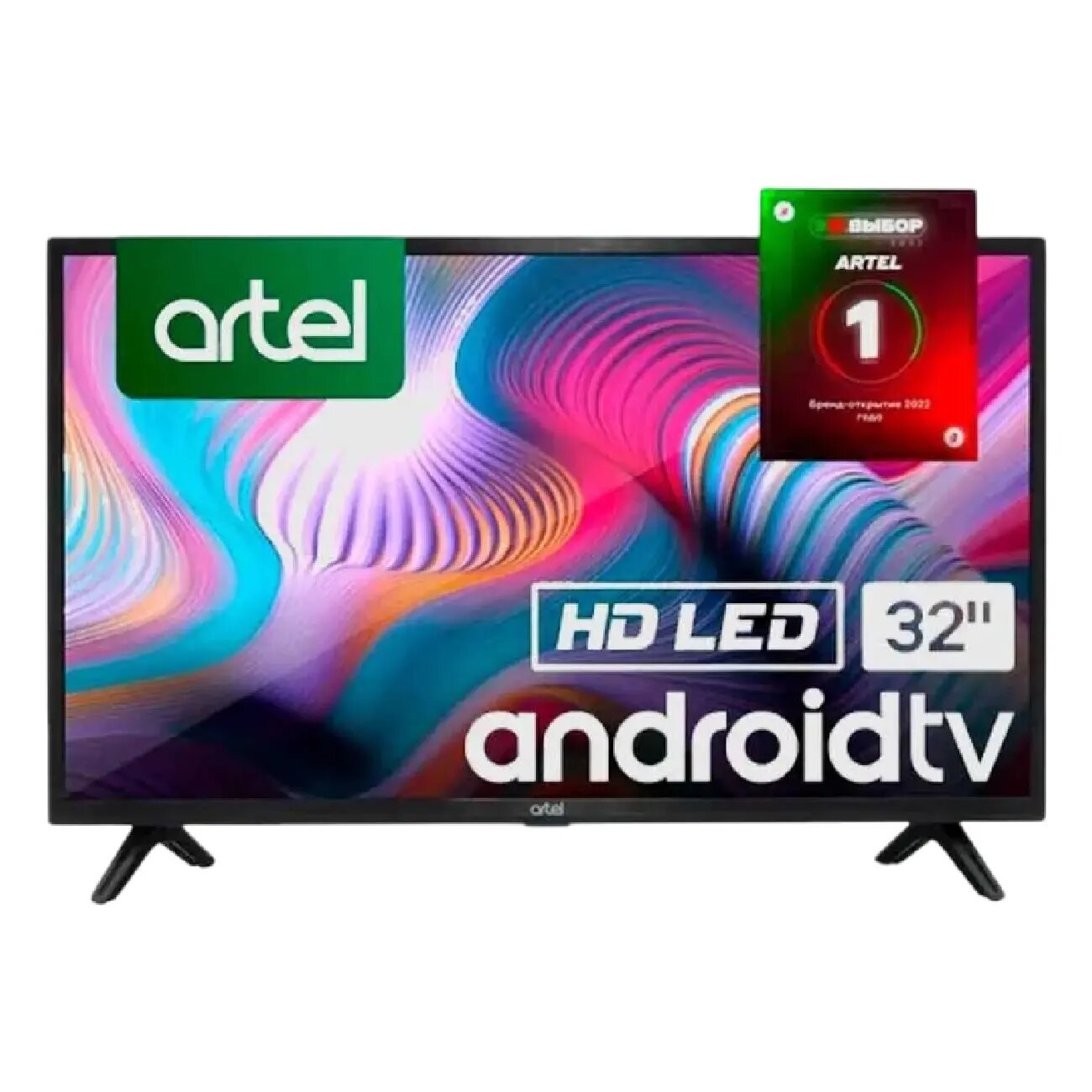 Телевизор Artel A32NHA900, диагональ 32", разрешение HD, Android TV