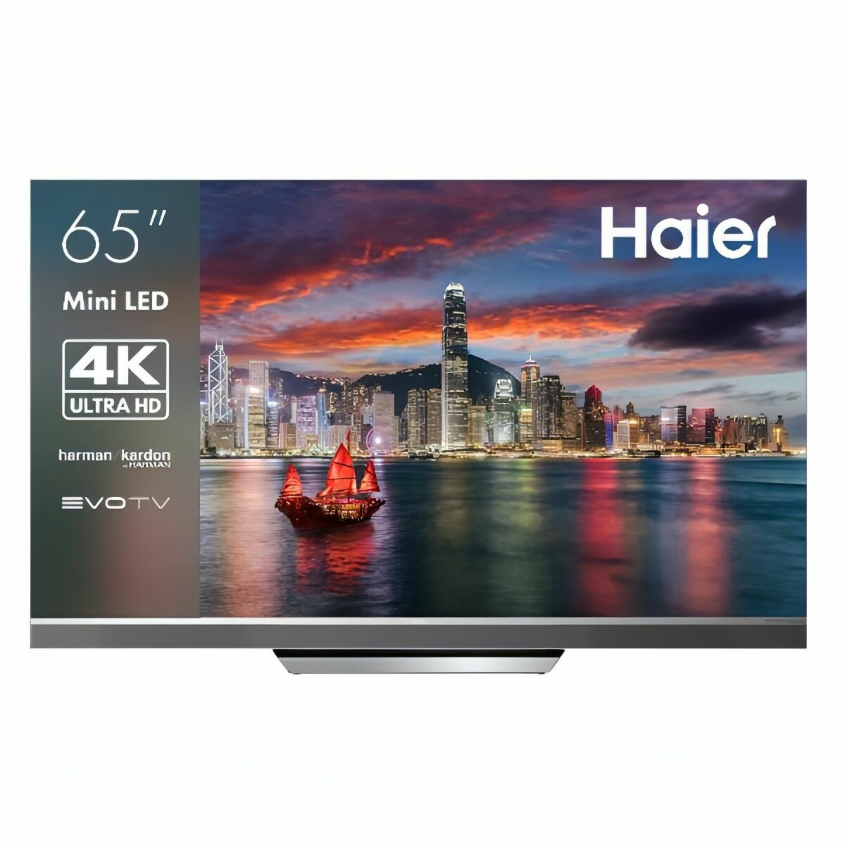 Телевизор Haier 65 Mini LED Smart TV, 4K Ultra HD, HDMIх4, серебристый