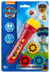 Диапроектор Spin Master Paw Patrol Проектор-фонарик "Щенячий патруль", пластик, 3+, 24 картинки, от батареек, красный