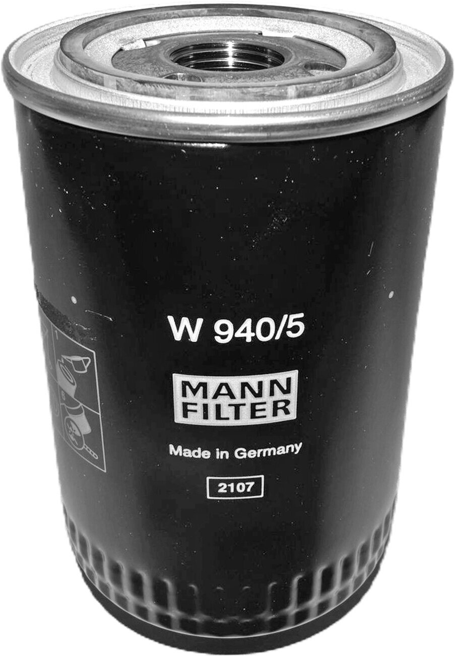 Масляный фильтр MANN-FILTER W 940/5