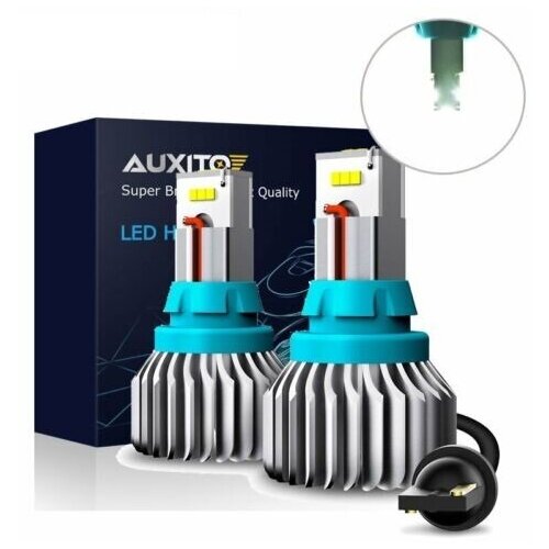 Светодиодная лампа AUXITO T15 W16W цоколь W2.1x9.5d 2шт яркий белый свет задний ход LED автомобильная