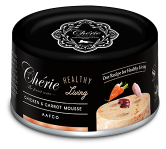 PETTRIC CHERIE HEALTHY LIVING ADULT CAT CHICKEN & CARROT MOUSSE для взрослых кошек мусс с курицей и морковью (80 гр х 24 шт)