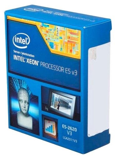 Процессор Intel Xeon E2630v3 (2,4 ГГц, LGA 2011-3, 20 МБ, 8 ядер)