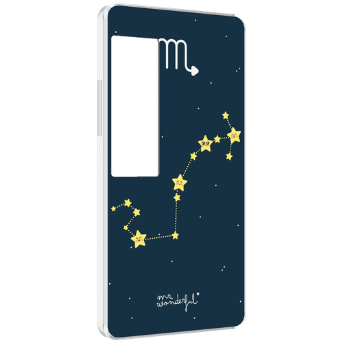 Чехол MyPads знак зодиака скорпион 1 для Meizu Pro 7 Plus задняя-панель-накладка-бампер