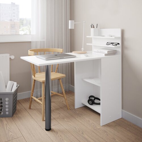 Стол для маникюра складной / маникюрный стол с полками, раскладной в стиле лофт от рось мебель, 103х50х100 см