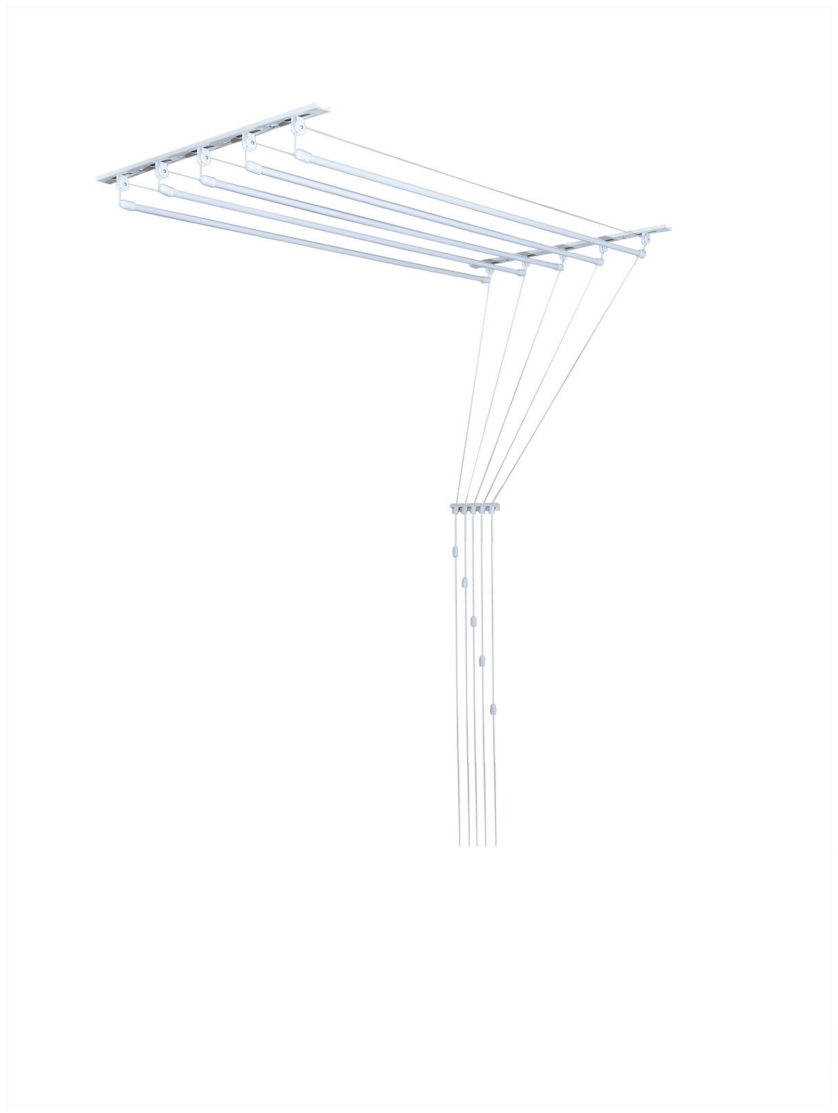 Сушилка для белья потолочная 100 см лиана - фотография № 4