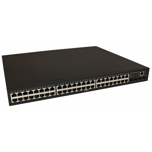 Коммутатор OSNOVO Управляемый L2 PoE Gigabit Ethernet на 48 RJ45 PoE 4GE SFP до 30W на порт суммарно до 800W 6870500₽