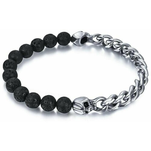 Браслет Твой Браслет, размер 20.5 см, черный