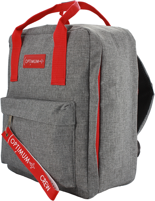 Сумка дорожная сумка-рюкзак Optimum Crew 40135717_10, 29 л, 36х30х27 см, ручная кладь, серый