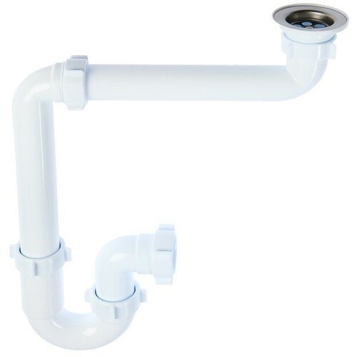 Сифон для мойки АНИ Пласт D5000 1 12х40 мм прямоточный смещенный 1005₽