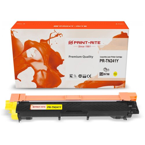 Print-Rite Тонер-картридж совместимый ПринтРайт Print-Rite PR-TN241Y TN-241Y желтый 1.4K