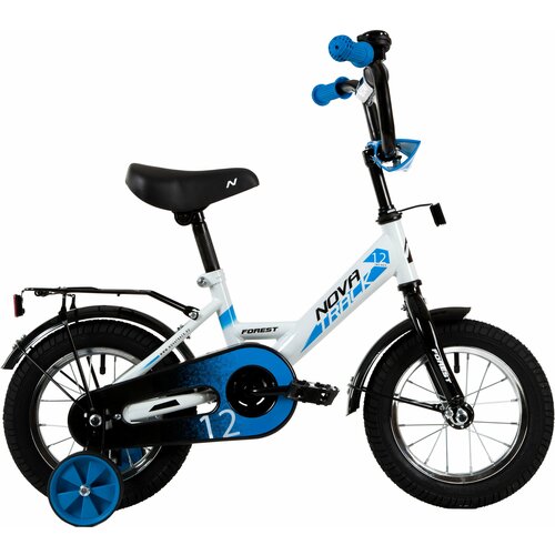 Велосипед NOVATRACK 12 FOREST белый сталь тормоз нож 641000₽